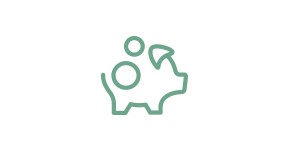 Piggy bank icon.